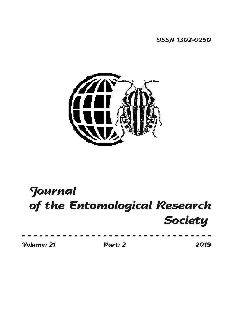 					View Vol. 21 No. 2 (2019): Journal of the Entomological Research Society
				